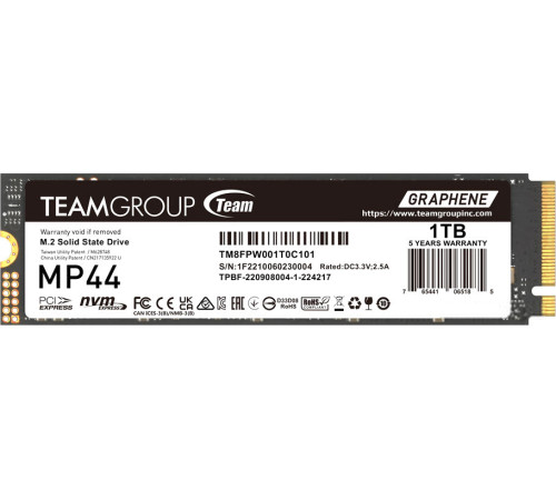 SSD Team MP44 1TB TM8FPW001T0C101