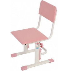 Ученический стул Polini Kids City/Smart L белый/розовый