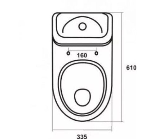 Унитаз Sanita Идеал WC.CC/Ideal/2-DM/WHT.G/S1