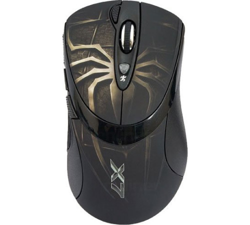 Игровая мышь A4Tech XL-747H черный/коричневый