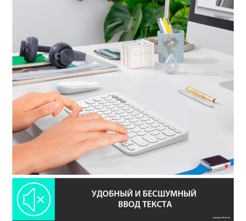 Клавиатура Logitech Multi-Device K380 Bluetooth 920-009163 белый