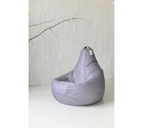 Кресло-мешок Mio Tesoro Груша XL GF-110x80-S серебро