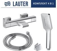 Смеситель Lauter Comfort 21YH40400 с лейкой Living Fleur 21S00126