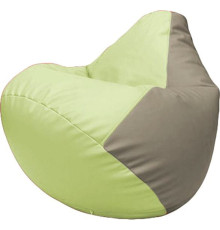 Кресло-мешок Flagman Груша Макси Г2.3-0402 светло-салатовый/светло-серый