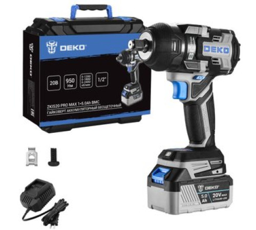 Гайковерт Deko ZKIS20 Pro Max 083-1089 с 1-им АКБ, кейс