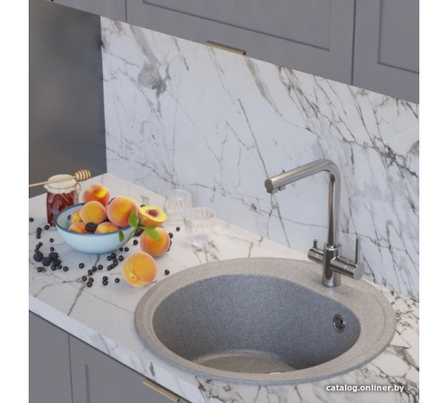 Кухонная мойка Mixline ML-GM11 551823 серый