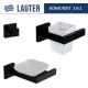 Набор аксессуаров для ванной Lauter 21SH71062 + 21SH71052 + 21SH71092 Matt Black, 3 предмета