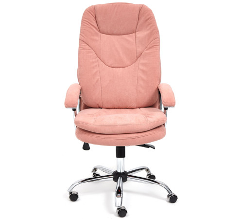 Кресло TetChair Softy LUX флок, розовый