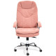 Кресло TetChair Softy LUX флок, розовый