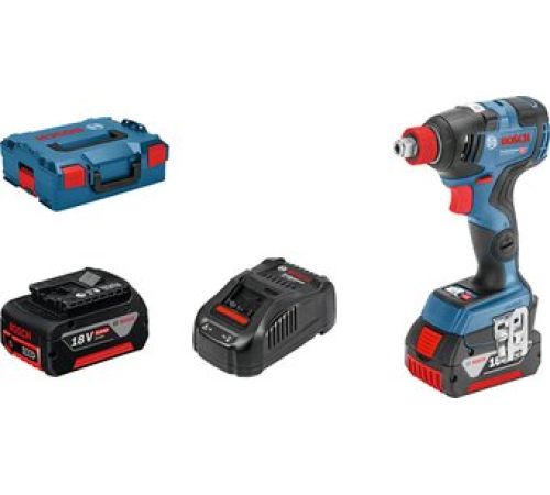 Гайковерт Bosch GDX 18V-200 C Professional 06019G4201 с 2-мя АКБ, кейс
