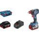 Гайковерт Bosch GDX 18V-200 C Professional 06019G4201 с 2-мя АКБ, кейс