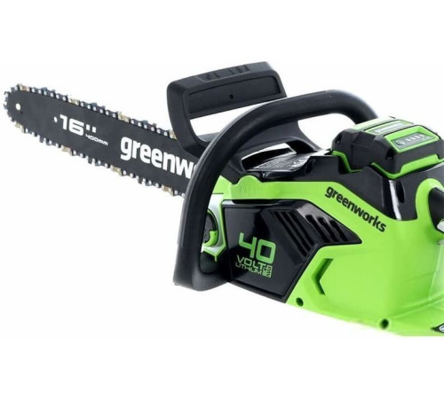 Аккумуляторная пила Greenworks GD40CS18K4 2005807UB с 1-им АКБ 4 Ач
