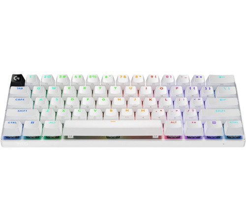 Клавиатура Logitech G Pro X 60 Lightspeed GL Tactile 920-011934 белый, нет кириллицы