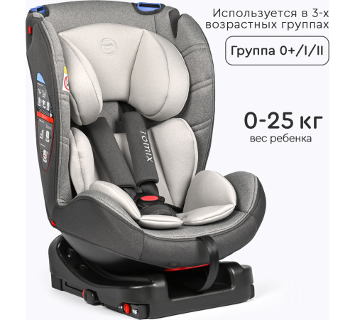 Детское автокресло Tomix Diamond DS30 серый
