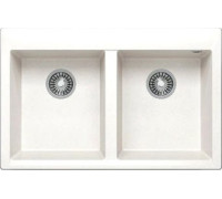 Кухонная мойка Polygran Brig 790 белый хлопок