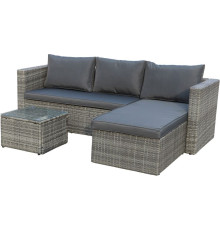 Набор садовой мебели Garden Story Окланд GS004 ротанг серый/серый