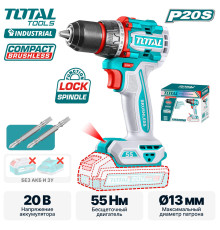 Дрель-шуруповерт Total TDLI205581 без АКБ