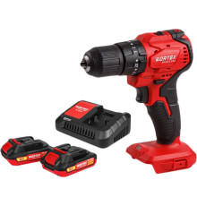 Ударная дрель-шуруповерт Wortex BD 2030-1 DLi 1333424 с 2-мя АКБ