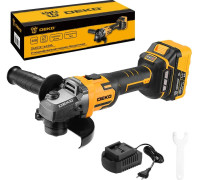 Угловая шлифмашина Deko ZKAG20 084-1044 с 1-им АКБ