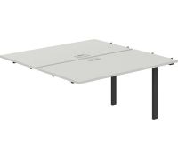 Офисный стол Norden 280х143.8х75 SG.215.SH.63.AN антрацит/серый бархат
