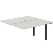 Офисный стол Norden 280х143.8х75 SG.215.SH.63.AN антрацит/серый бархат