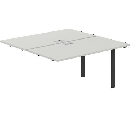 Офисный стол Norden 280х143.8х75 SG.215.SH.63.AN антрацит/серый бархат