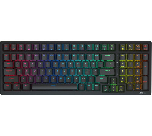 Клавиатура Royal Kludge RK98 RGB черный, RK Brown