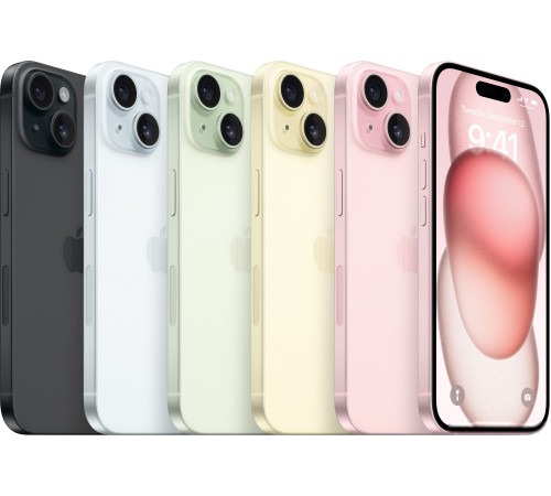 Телефон Apple iPhone 15 128GB розовый