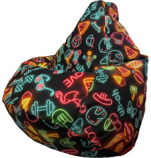 Кресло-мешок Flagman Груша Макси XXL Г2.5-345 Neon