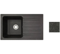 Кухонная мойка БелЭворс Styl R черный, без сифона