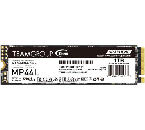 SSD Team MP44L 1TB TM8FPK001T0C101