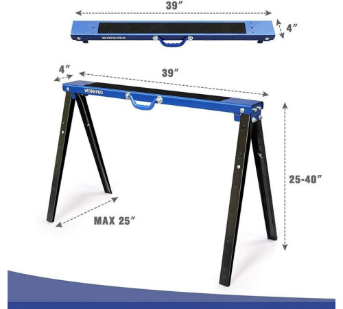 Козлы строительные Workpro WP289025