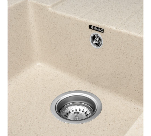 Кухонная мойка Gerhans B22 бежевый