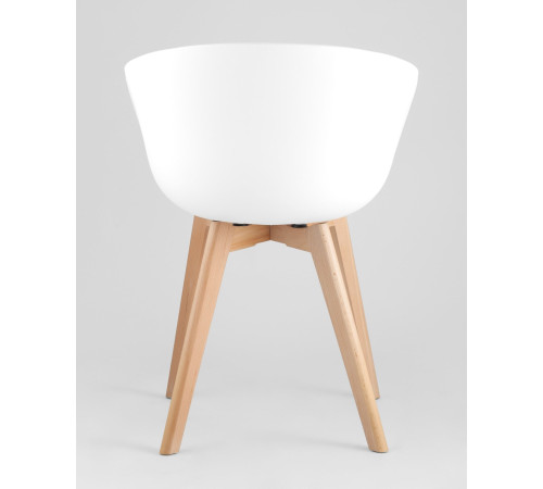 Стул с подлокотниками Stool Group Libra Soft белый