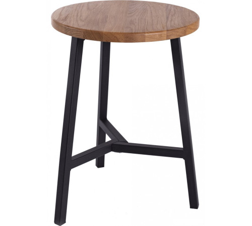Табурет Stal-Massiv TRH-45 дуб натуральный/черный
