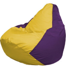 Кресло-мешок Flagman Груша Макси Г2.1-247 фиолетовый/желтый