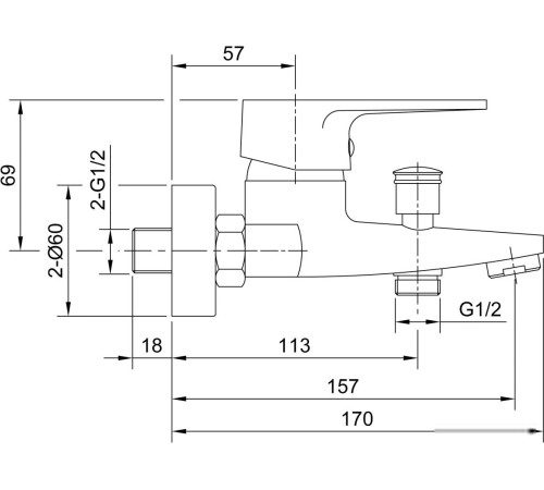 Смеситель Eleanti Sapphire 0402.932