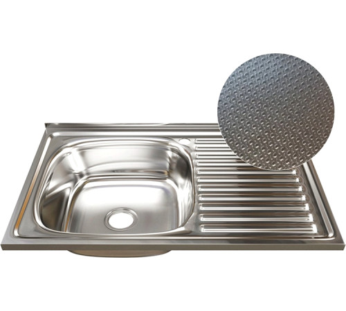 Кухонная мойка Mixline L 555232 с сифоном