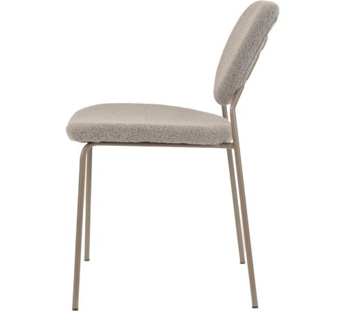 Стул Stool Group Gigi DRC-9155-B темно-серый букле/ножки серые