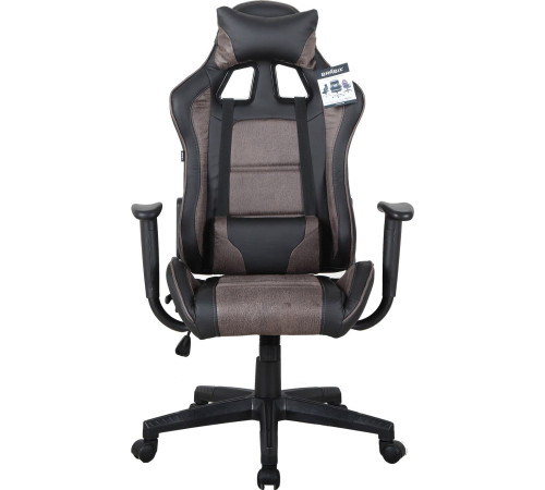 Кресло Brabix GT Racer GM-100 черный/коричневый