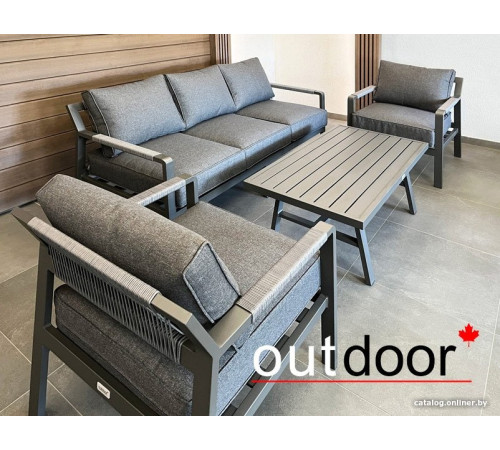 Набор садовой мебели Outdoor Торонто OUT-0027 графит