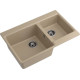 Кухонная мойка GranFest GF-LV-780K песочный