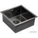 Кухонная мойка Paulmark Next 44 Uni PM214444-GM черный/вороненая сталь
