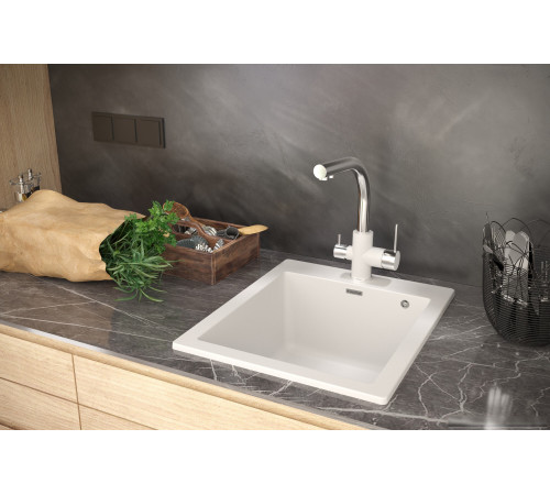 Кухонная мойка Paulmark Kante 50 PM105152-WH