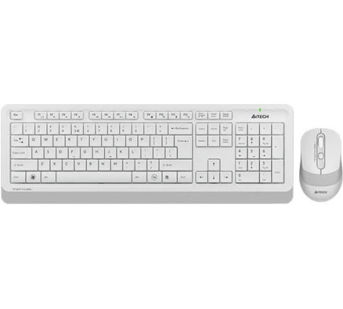 Клавиатура + мышь A4Tech Fstyler FG1010 белый/серый
