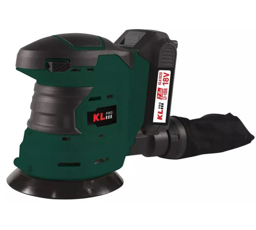Эксцентриковая шлифмашина KLPRO KLEZ18-50 с 2-мя АКБ