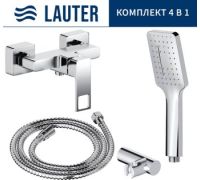 Смеситель Lauter Cascade 21СК9615C + 21СКFG80101C + 21S00126 + 21CKFS90120