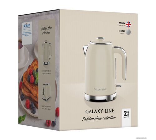 Электрический чайник Galaxy Line GL0348 крем-брюле