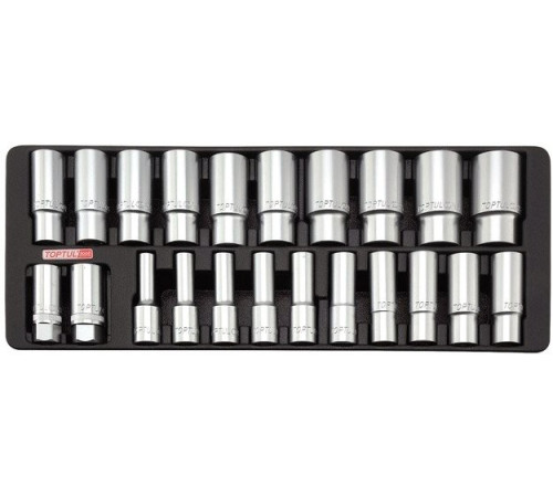 Набор торцевых головок  Toptul GAAT2202 22 предмета