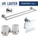 Набор аксессуаров для ванной Lauter 21SH72081 + 21SH72091 + 21SH72101 + 21SH70021 Chrome, 4 предмета